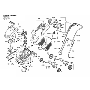 Bosch ROTAK 34 (0600884003-EU)