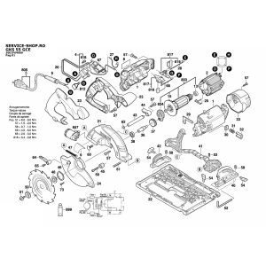 Bosch GKS 55 GCE (3601F64900-EU)