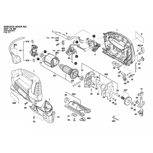 Bosch GST 75 BE (3601E8E001-EU)