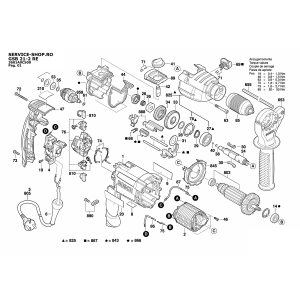 Bosch GSB 21-2 RE (3601A9C500)