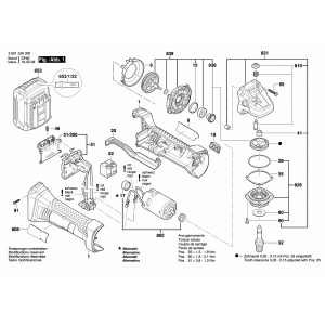 Bosch GWS 18-125 V-LI (3601J3A301)