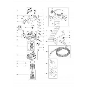 Makita VC2512L (VC2512L-RO)