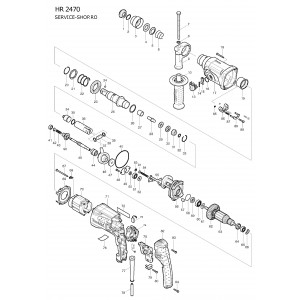 Makita HR2470 (HR2470-RO)