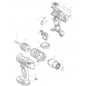 Makita DHP453 (DHP453-RO)