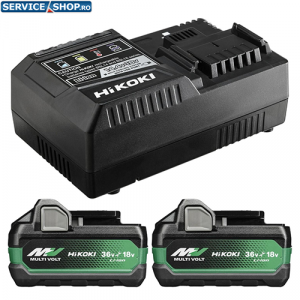 Kit incarcator cu acumulator 18/36V 4/8Ah Hikoki UC18YSL3WHZ