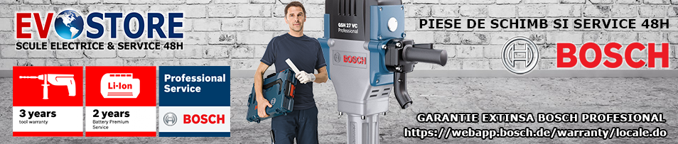 GARANTIE 3 ANI BOSCH PROFESIONAL